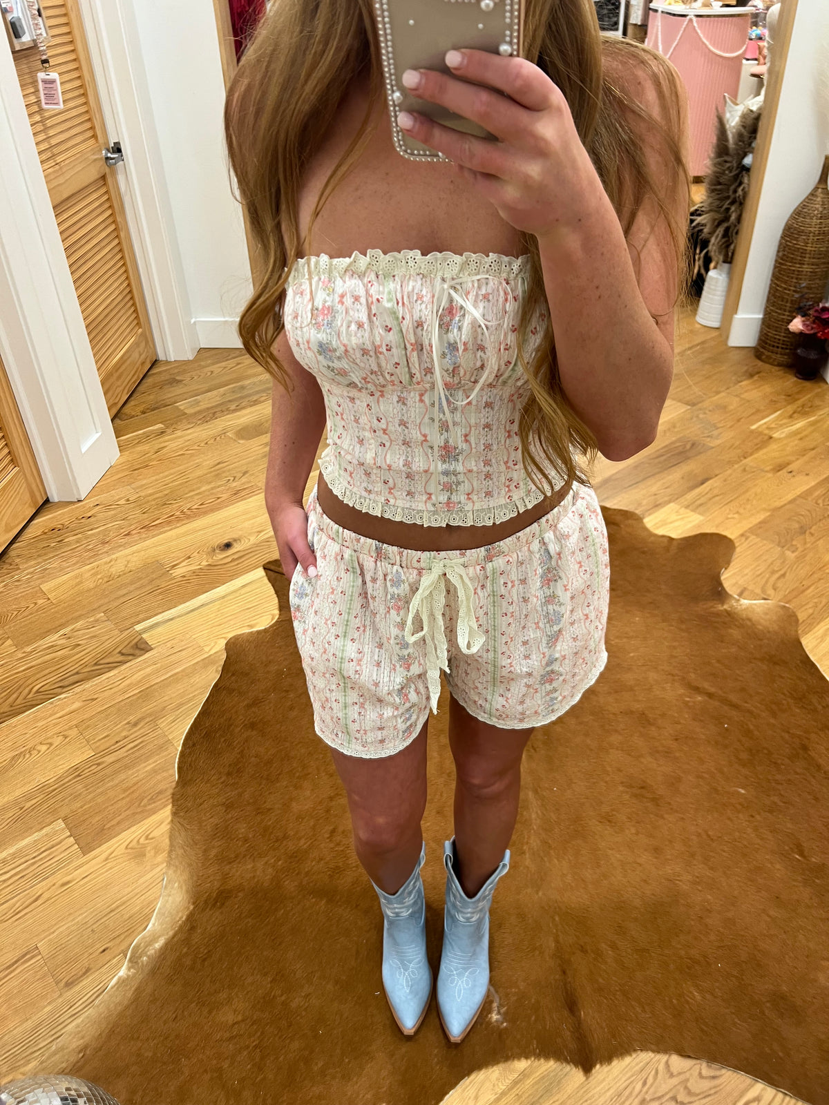 Blush Garden Shorts