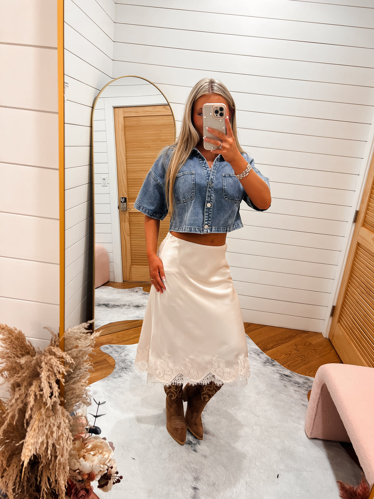Bluebell Breeze Denim Top