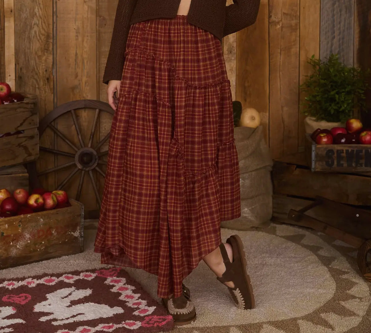 Lavelle Plaid Skirt
