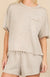 Fadeaway Taupe Lounge Short Set