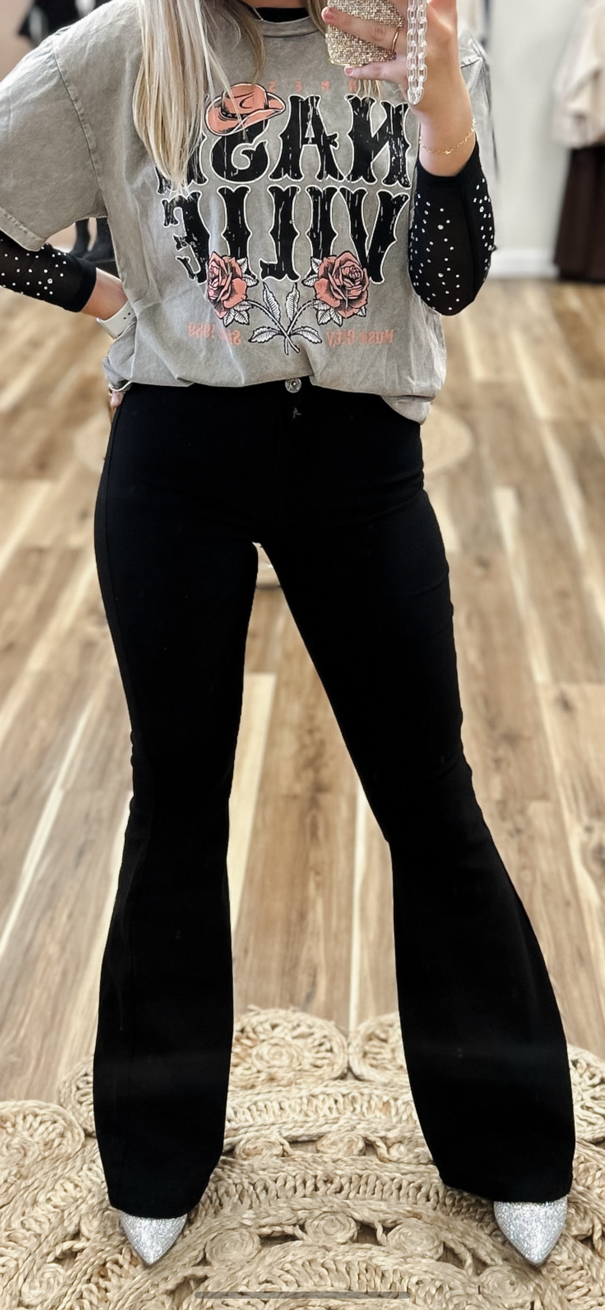 Super stretch 2025 flare jeans