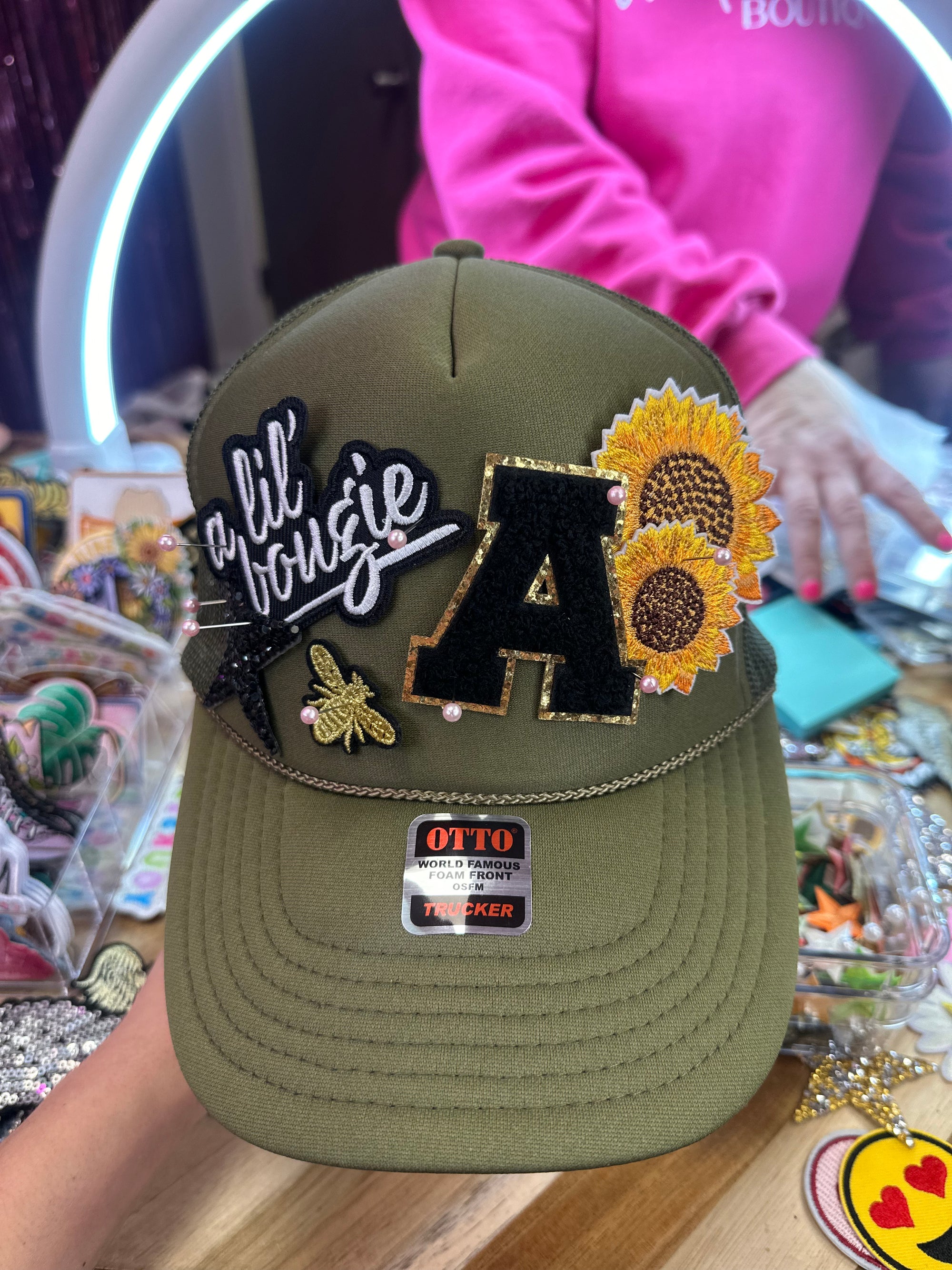 Ainsley custom live hat