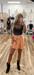 Melanie Creamy Peach Skirt